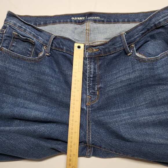 Old Navy Jeans Original Midrise Womens Size 16 Diva Bootcut Stretch Blue 39 X 30 - Picture 12 of 13